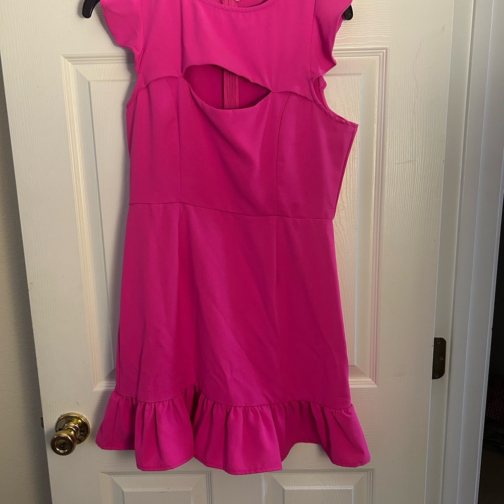 Hot pink women’s dress